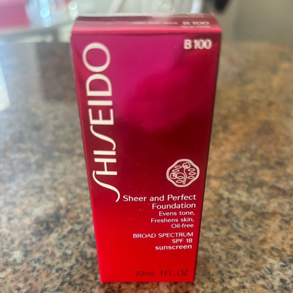 Shiseido Sheer and Perfect Foundation with SPF B100